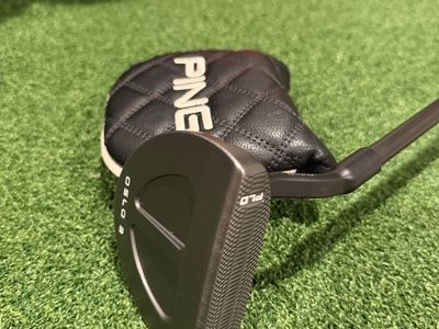 Left Hand Ping PLD Oslo 3 Milled Putter 36" Winn Grip - Mint W/Head Cover