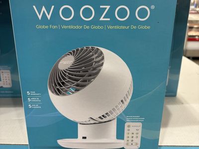WOOZOO Globe Fan Multi-Directional Oscillating Fan with Remote Control, Powerful & Quiet