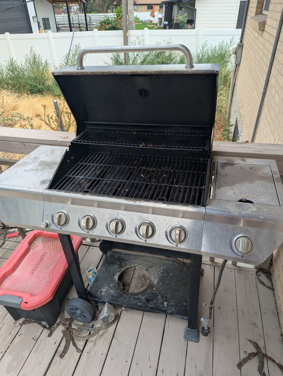 Outdoor Grills, 2 available (one charcoal, one propane)