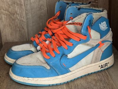 Jordan 1 Hi Off White “UNC” Boys size 6.5