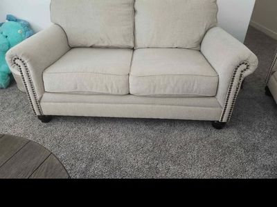 Ashley furniture cream couch