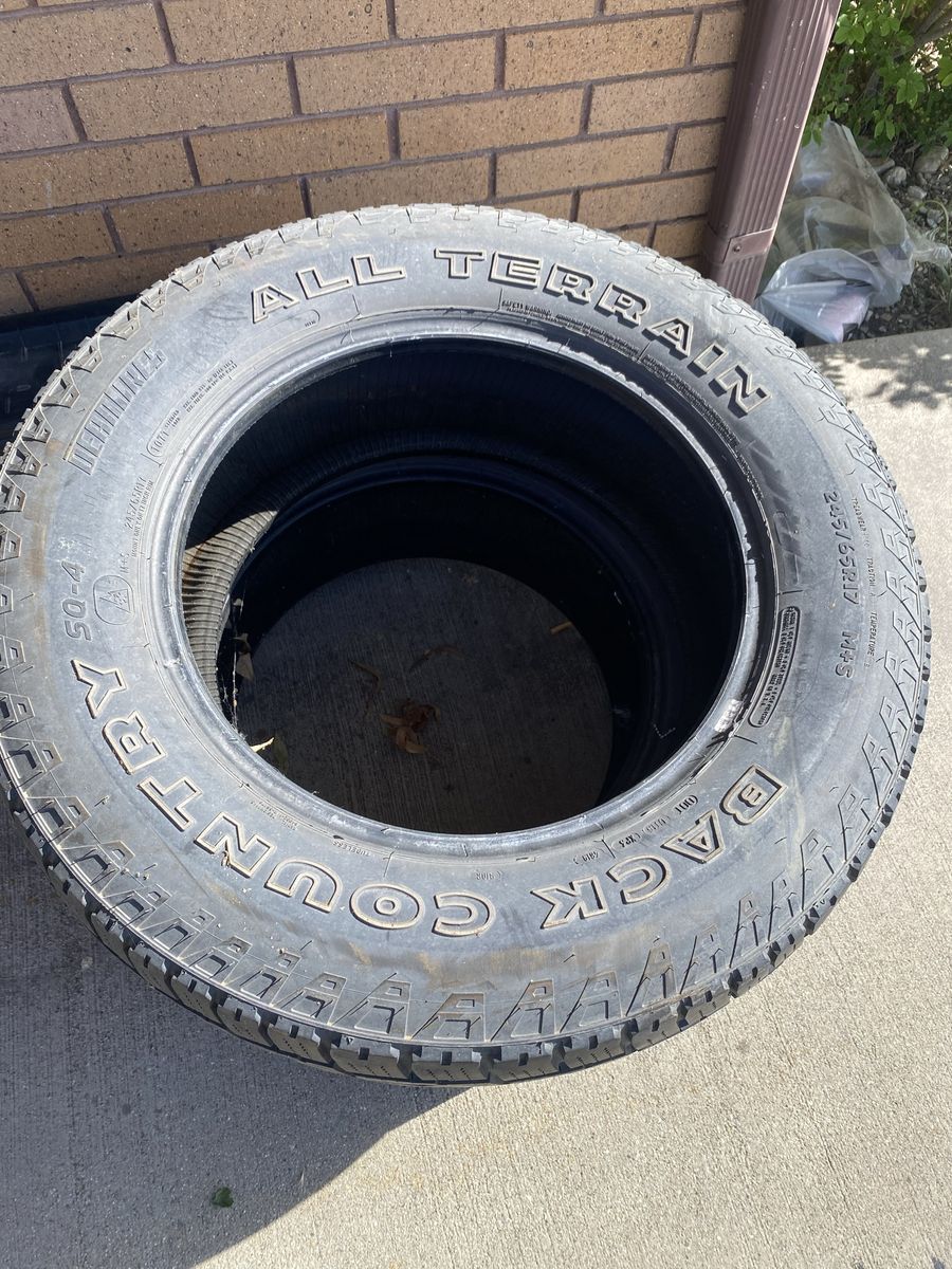 2 Tires Back Country All Terrains 245/65/17