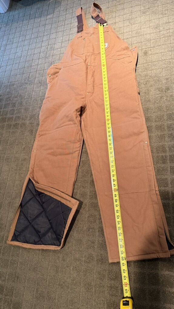 Carhartt Insulated Bibberall's XL 42X34