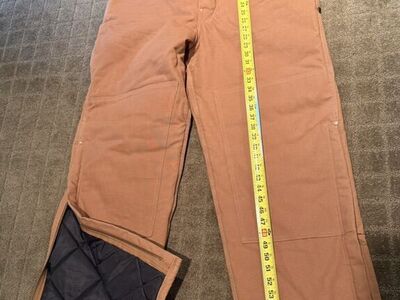 Carhartt Insulated Bibberall's XL 42X34