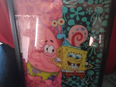 Spongebob Squarepants Patrick Star Gary the Snail Framed Art Print Nickelodeon Home Decor