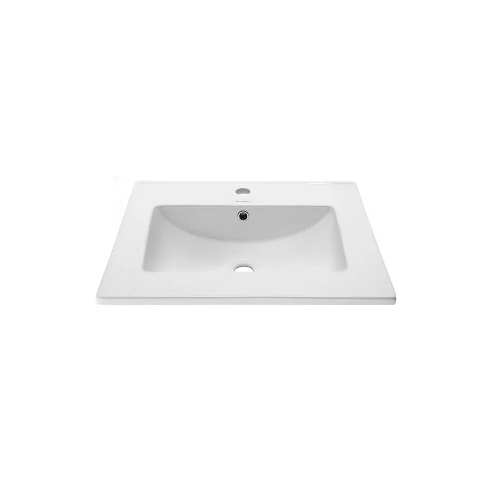 24" Swiss Madison Ceramic Vanity Top with Single Faucet Hole