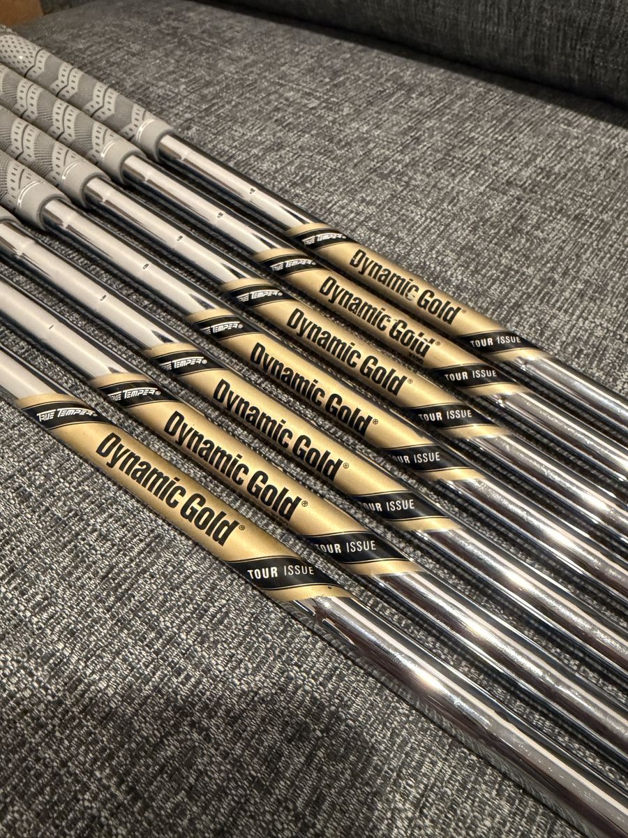 Dynamic Gold X100 4-PW 7pc Iron Shaft Set 0.355T Taper Tip Pulls