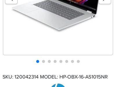 Brand New HP OmniBook X Flip 16-as1015nr 16" 2K Touch Laptop - Intel Ultra 5, 1TB SSD, 16GB RAM