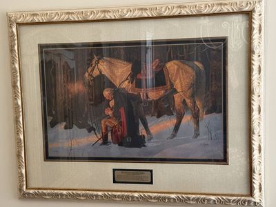 Prayer at Valley Forge Painting