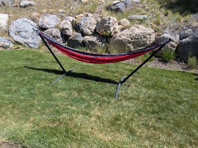 Hammock Stand - Portable Adjustable Eno Grand Trunk Hammocks Stands Backyard Furniture