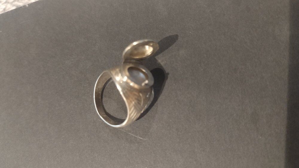 STERLING SILVER POISON RING