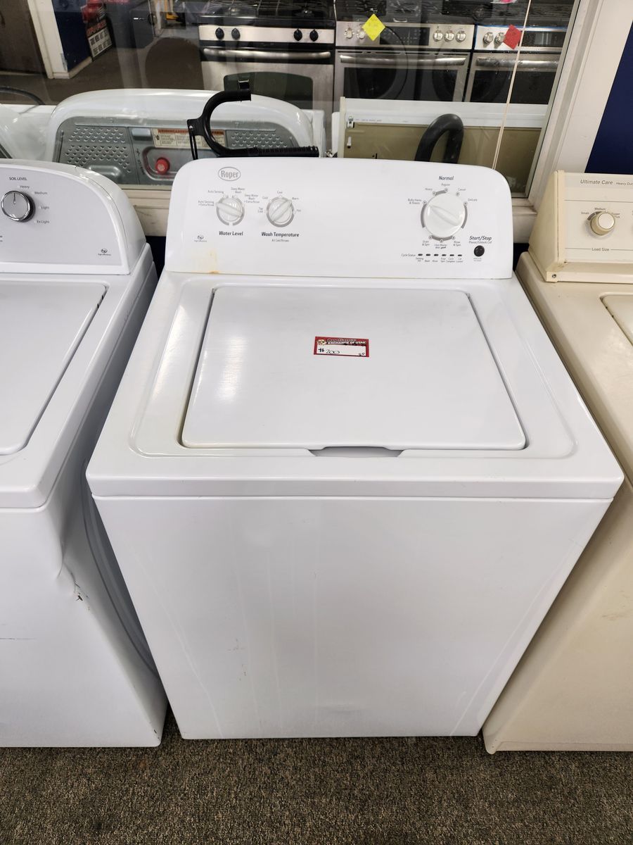 Roper Top Load Washing Machine White