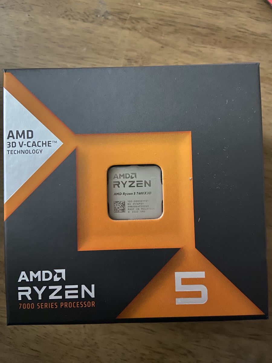 AMD Ryzen 5 7600x3D CPU