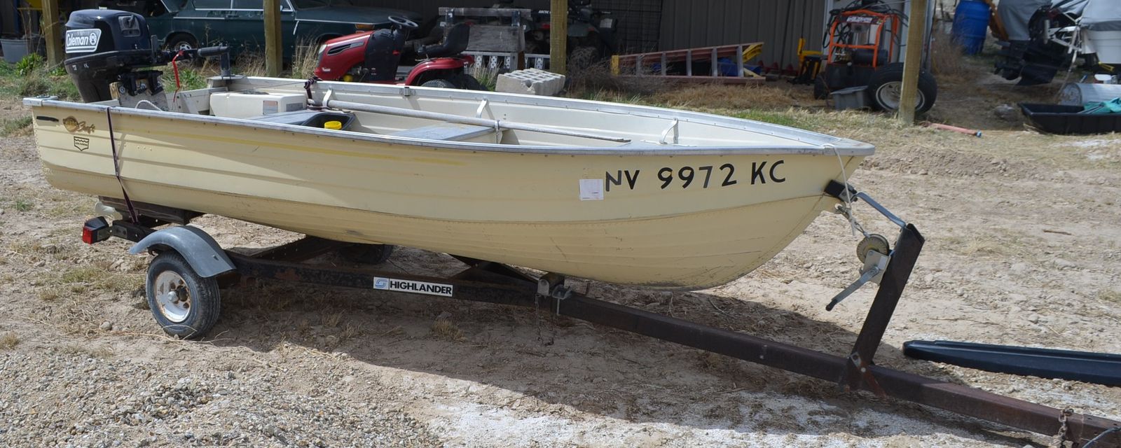 12 foot aluminum boat with 9.9 four stroke
