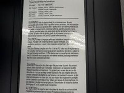 Eaton 1800 W Tru Sine Wave Inverter