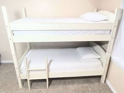 Solid Wood Twin Bunk Beds – 2 Sets