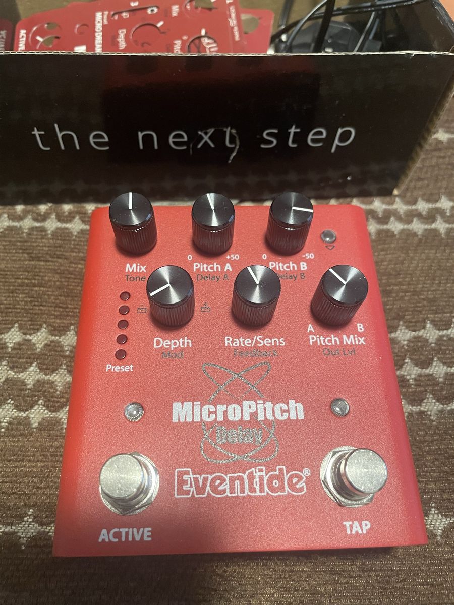 Eventide MicroPitch Delay Pitch Shifter and Modulation Effects Pedal Red