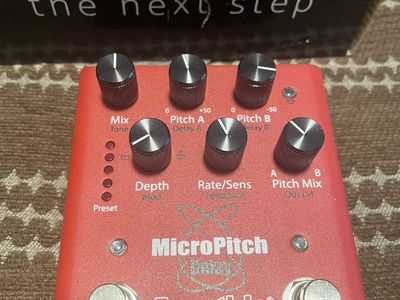Eventide MicroPitch Delay Pitch Shifter and Modulation Effects Pedal Red