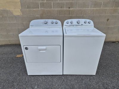 WHIRLPOOL SET WASHER AND ELECTRIC DRYER FREE DEL