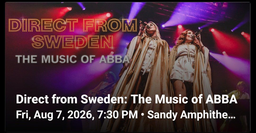 Direct from Sweden The Music of ABBA