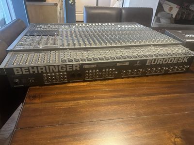 Behringer Eurodesk MX8000 40-Channel Audio Mixing Console with Power Supply