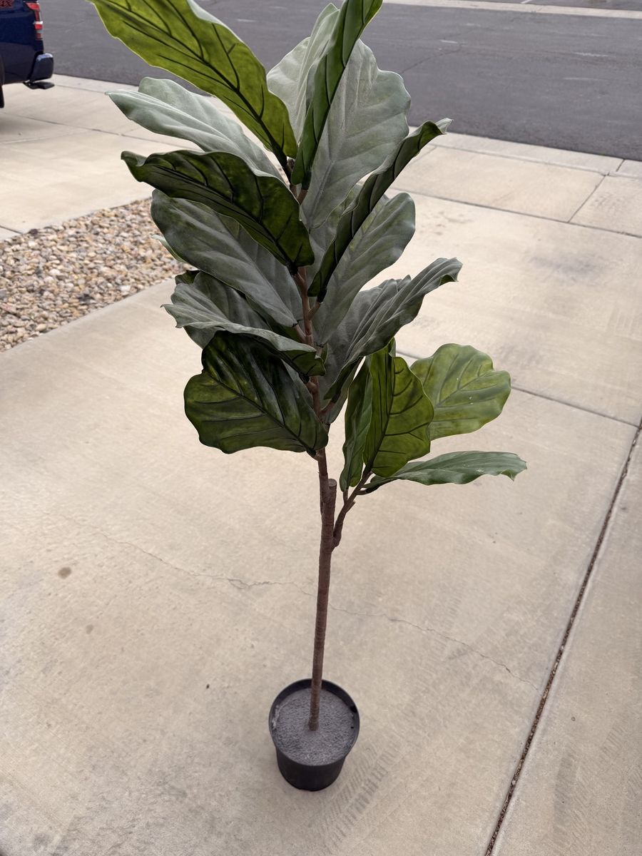 IKEA FEJKA Artificial Potted Fiddle-Leaf Fig Plant 7.5" Indoor/Outdoor