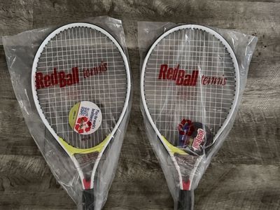 RedBall Tennis Racket Set with 2-Pack Tennis Balls - New, Factory Sealed - Great for Beginners or kids