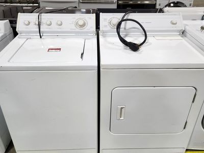 Whirlpool Ultimate Care II Washer & Dryer Set - White, Top Load, Electric