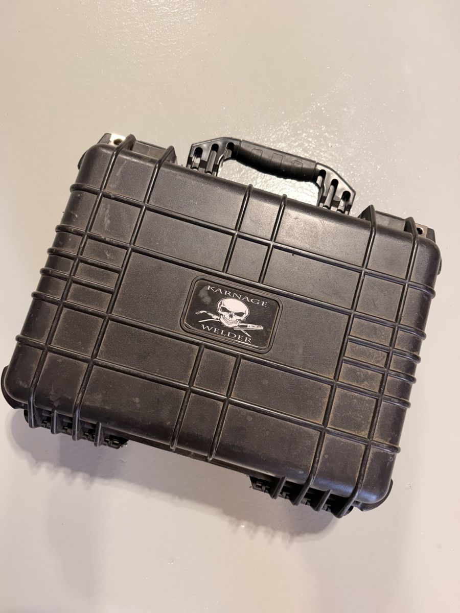 Karnage Welder Portable Welding Kit - Black Case, Internal Battery Integration, Speed Control
