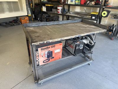 Welding table shop fab garage workbench