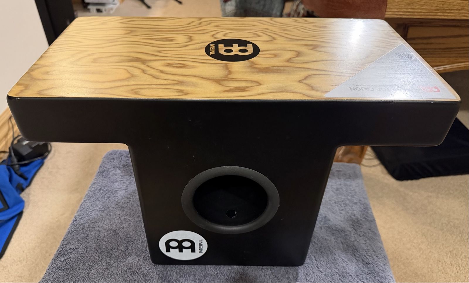 Meinl Slap-Top Cajon – Makah Burl (TOPCAJ1MB)