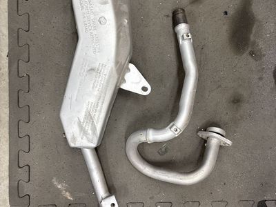 Complete OEM Kawasaki KLX Muffler and Pipe