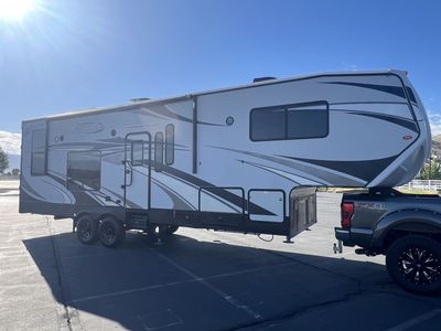 2019 Eclipse Attitude 31CRSG Toy Hauler - 5.5K Onan Gen, 40 Gal Fuel Station, 7.5' Ramp, 150 fresh water tank.