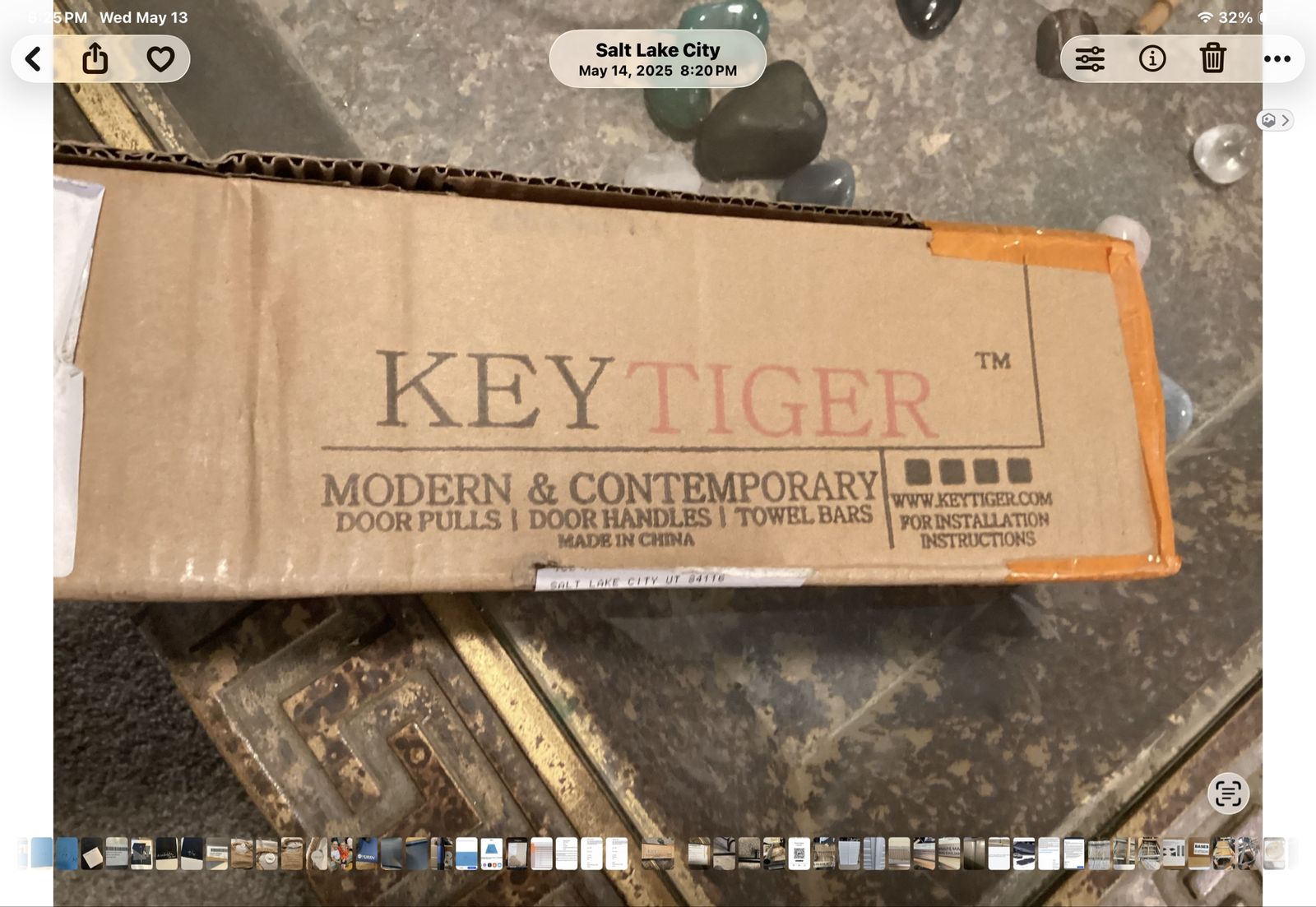 KeyTiger 47” Modern Matte Black Door Pull Handle
