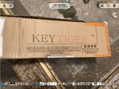 KeyTiger 47” Modern Matte Black Door Pull Handle
