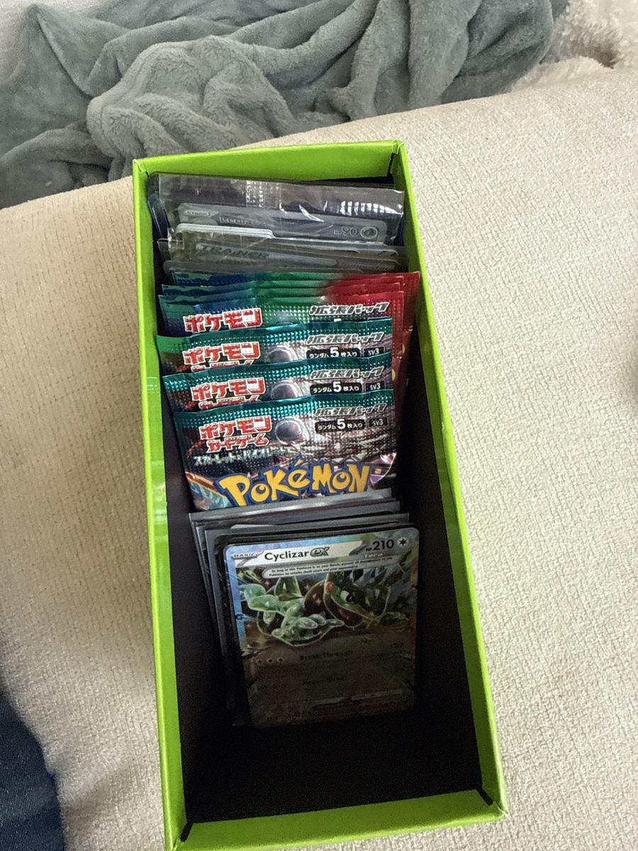 Pokémon TCG Collection Lot with Japanese Booster Packs, Singles & Storage Box