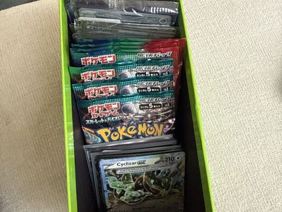 Pokémon TCG Collection Lot with Japanese Booster Packs, Singles & Storage Box