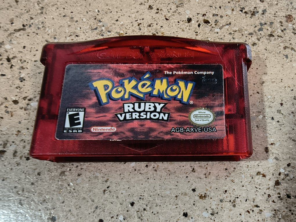 Pokémon Ruby Gameboy Advance Nintendo