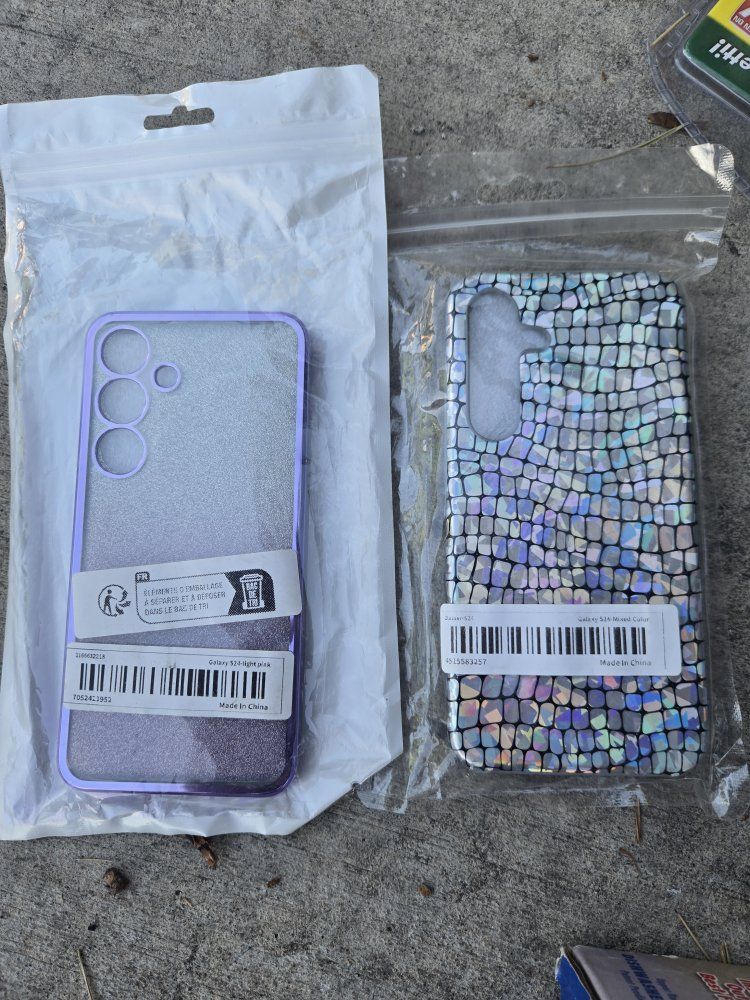 Galaxy S24 Mixed & Light Pink Color Phone Cases - New in Packaging