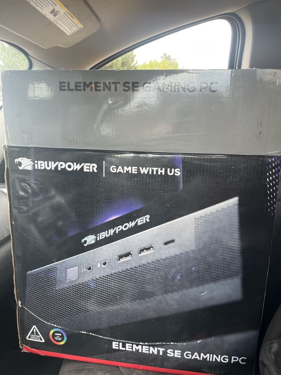 iBUYPOWER Element SE Gaming PC Desktop - New in Box