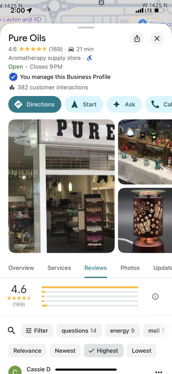 Pure Oils Retail Gift Apothecary & Cleaning Business For Sale