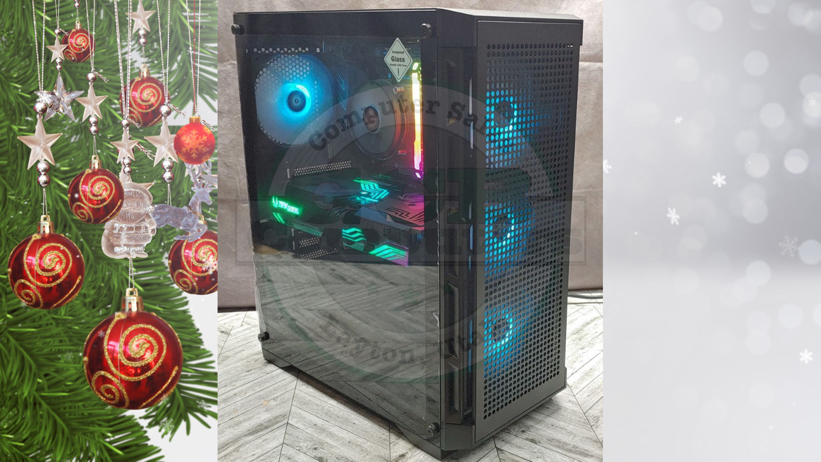 Custom i7-9700K Gamer PC 1TB SSD 32GB RAM RTX 3070 Windows 11 Complete Gaming Computer System