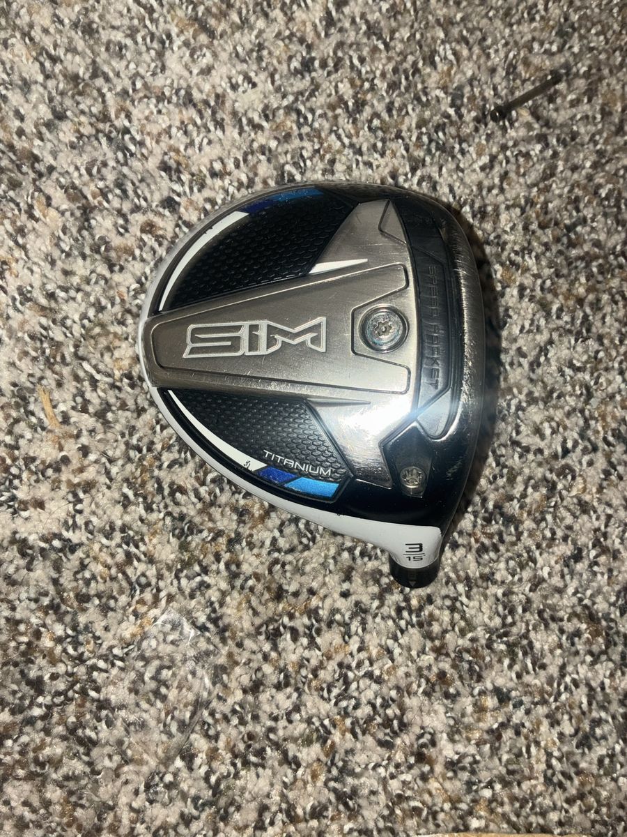 Taylormade Sim Titanium 3 Wood Head Only Excellent