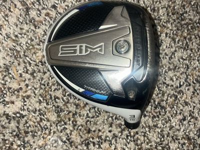 Taylormade Sim Titanium 3 Wood Head Only Excellent