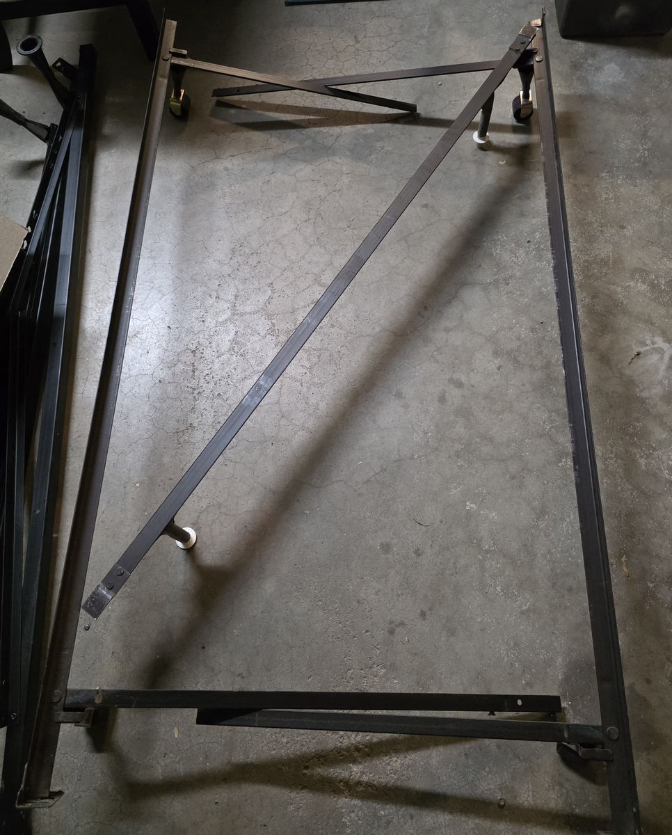 eavy Duty Adjustable Metal Bed Frames - Twin/Full/Queen - Excellent Condition