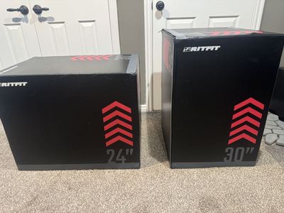 RitFit Extra Firm Plyo Boxes – 24” & 30” – Set of 4 – Excellent Condition