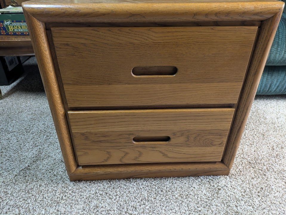 Two Drawer Night Stand Made By Dixie 315-625 USA