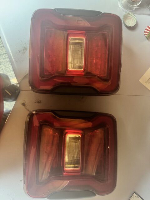 Jeep Wrangler tail lights