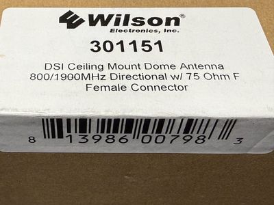 NEW Wilson Electronics DSI 301151 Ceiling Mount Dome Antenna 800/1900MHz 75 Ohm