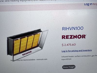 Reznor Natural Gas Heater